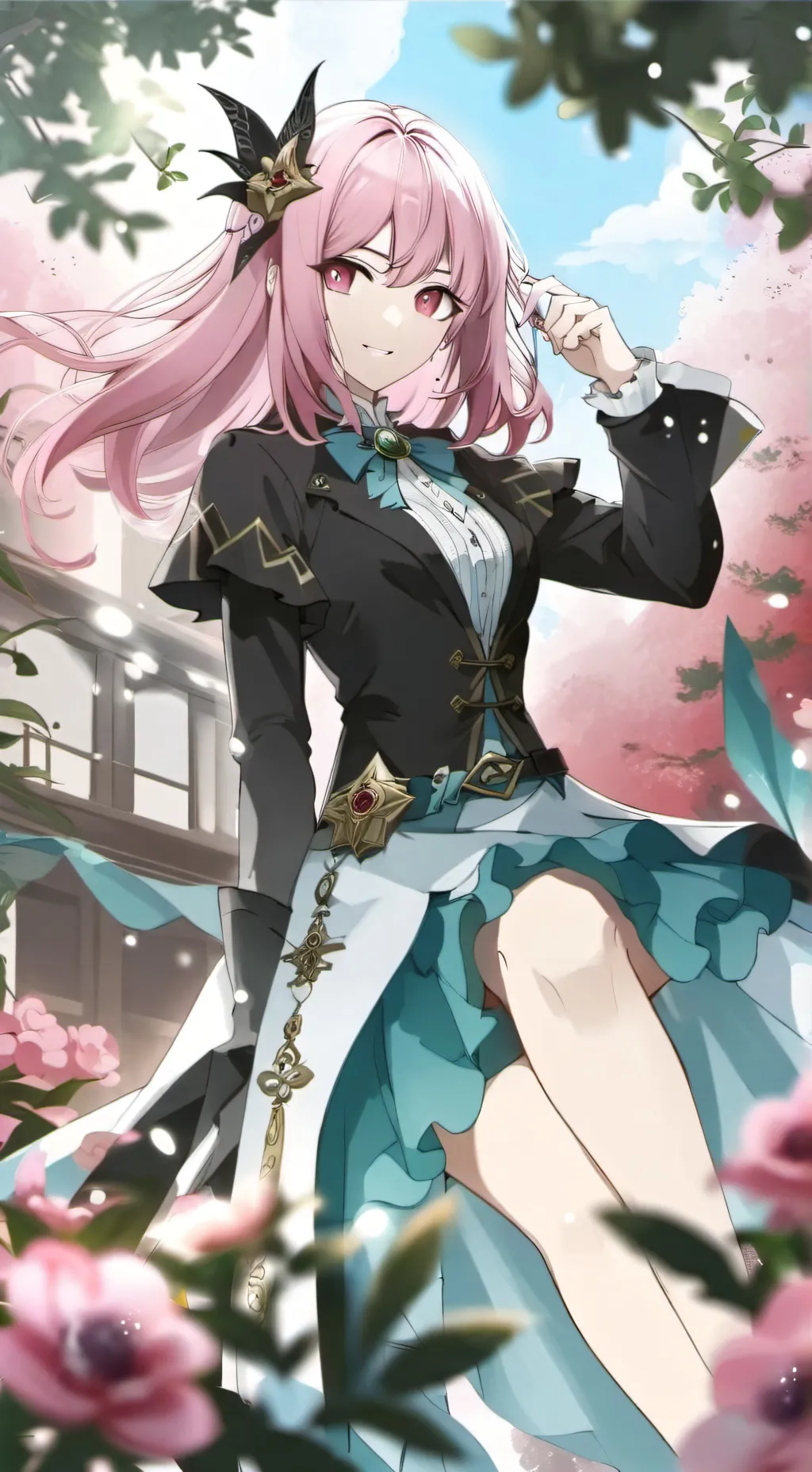 ai character: sarah background