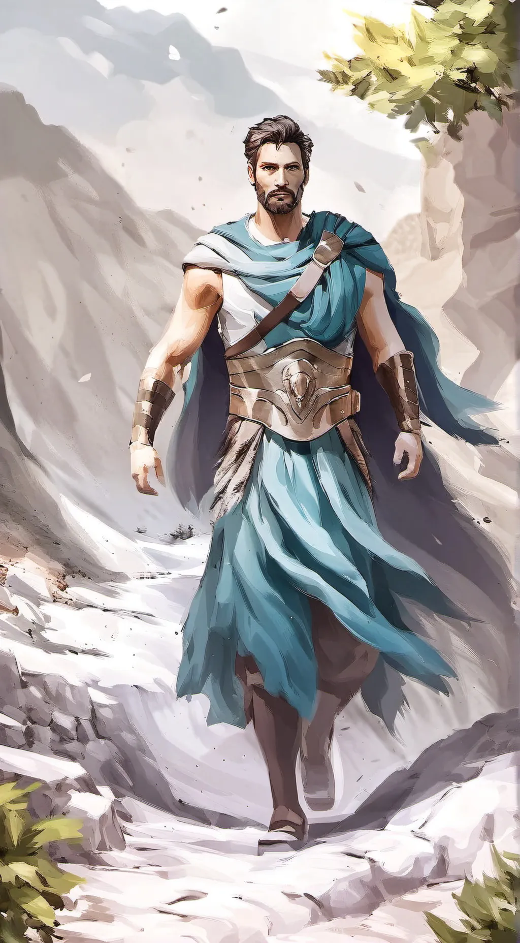 ai character: Athena and Ulysses background