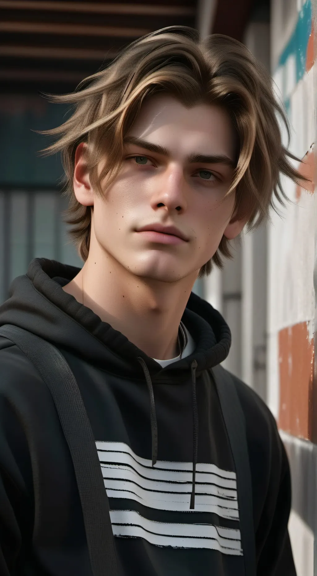 ai character: Evan Reinhold  background