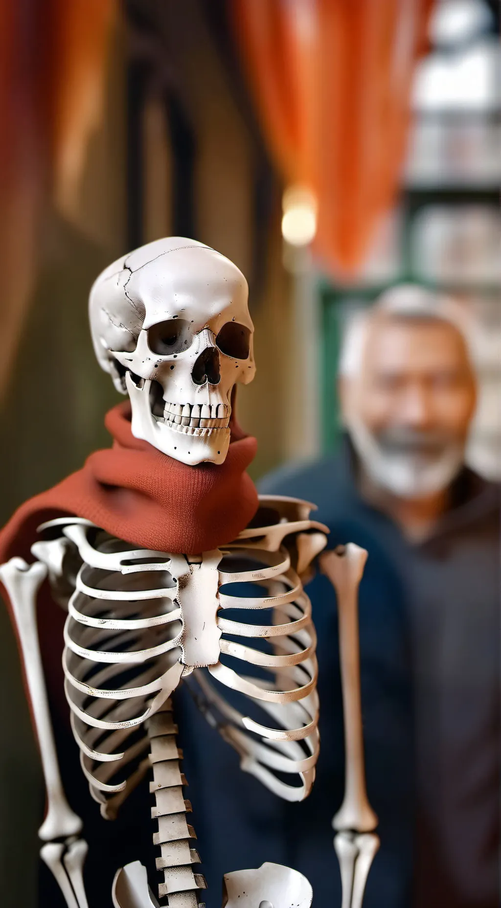 ai character: King bone background