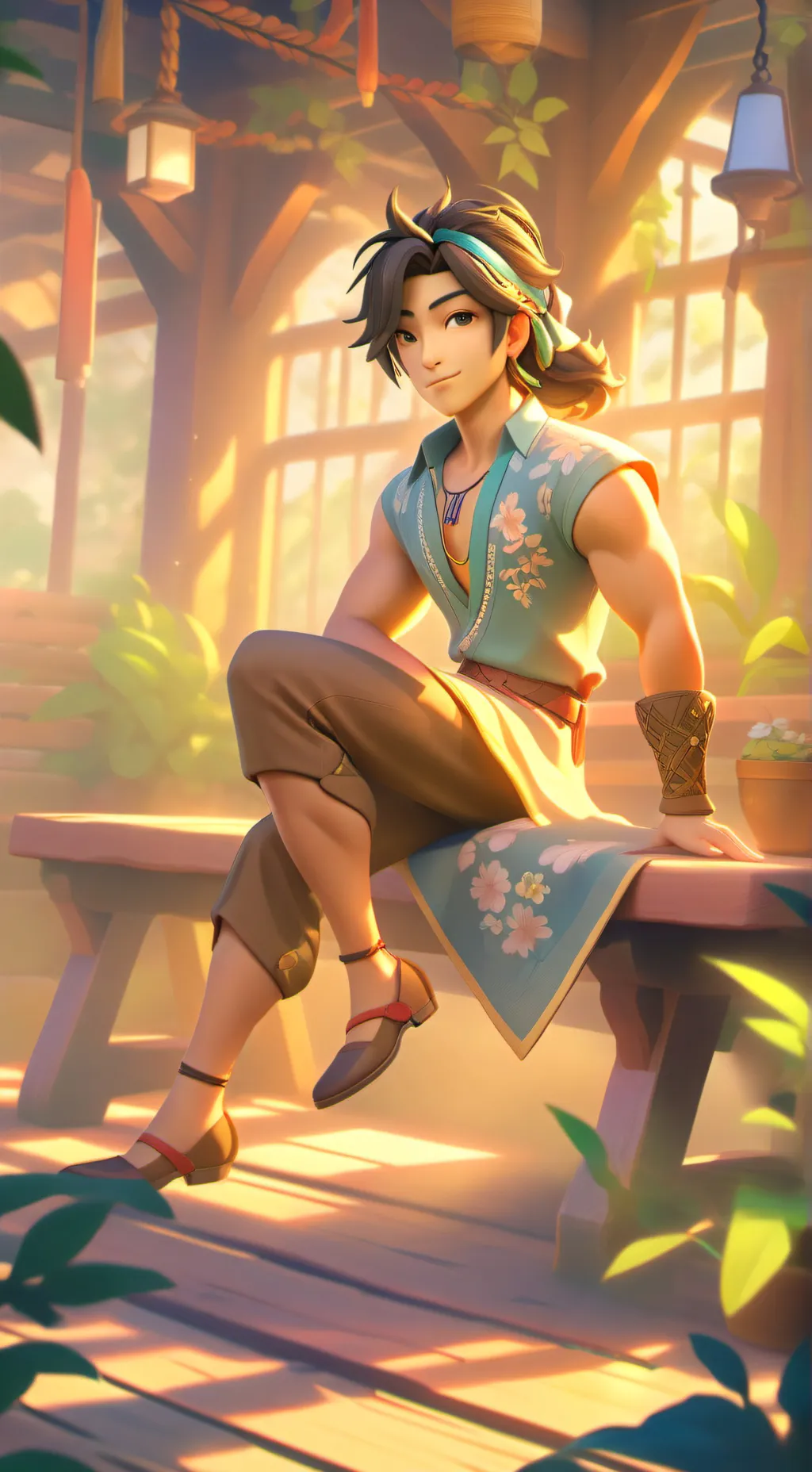 ai character: femboy background