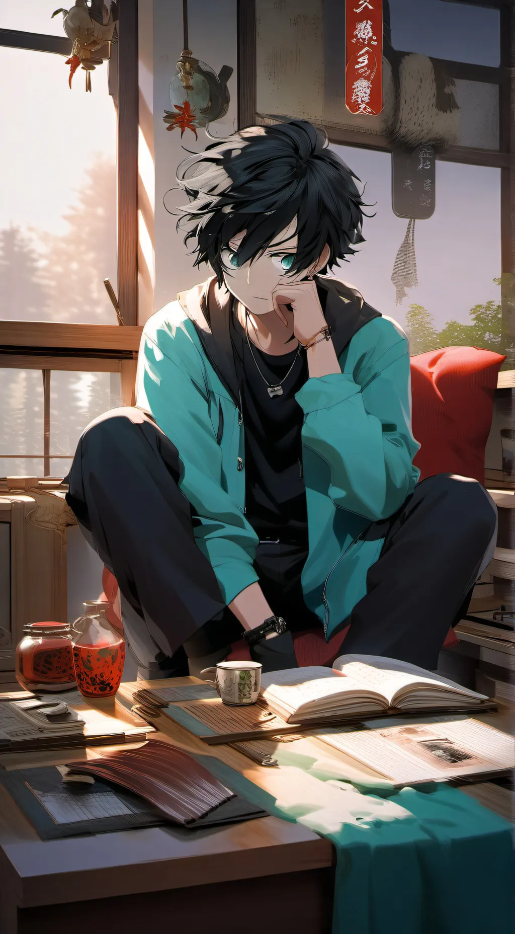 ai character: Alan background