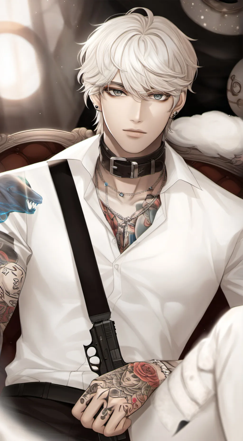 ai character: leo background