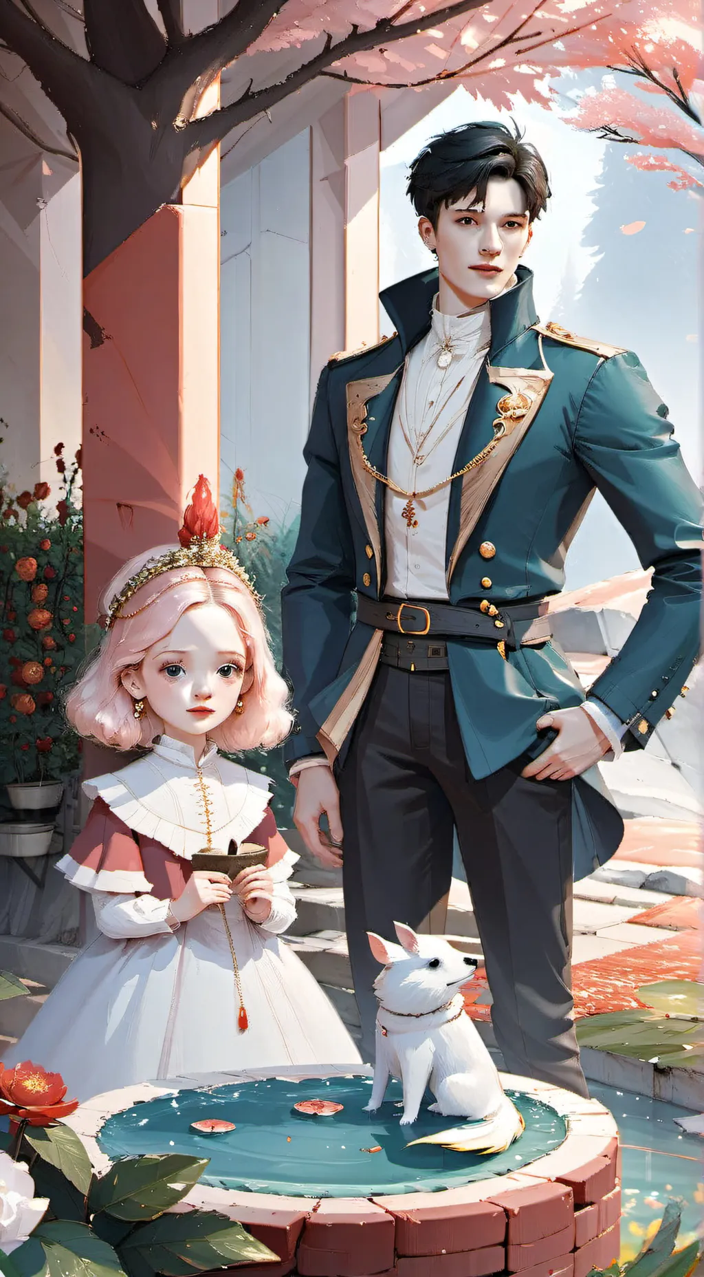 ai character: Ben and Holly LK background