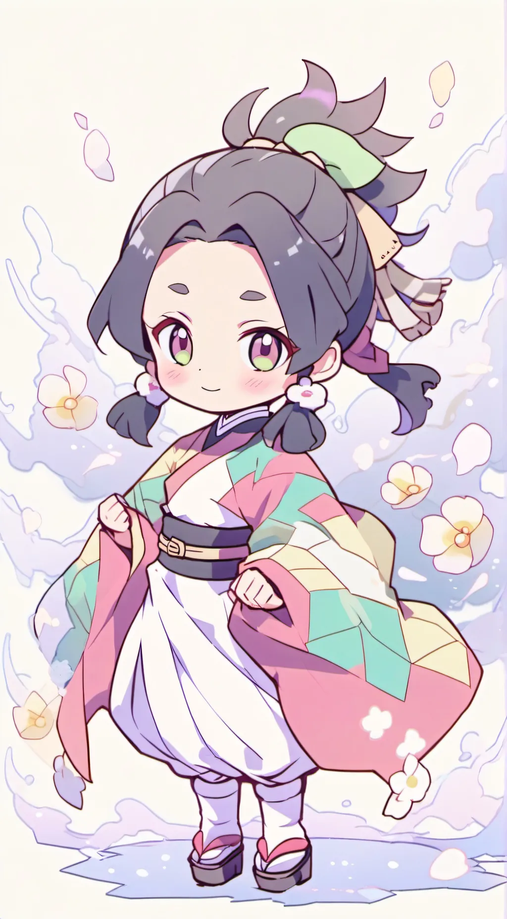 ai character: Shinobu kocho  background