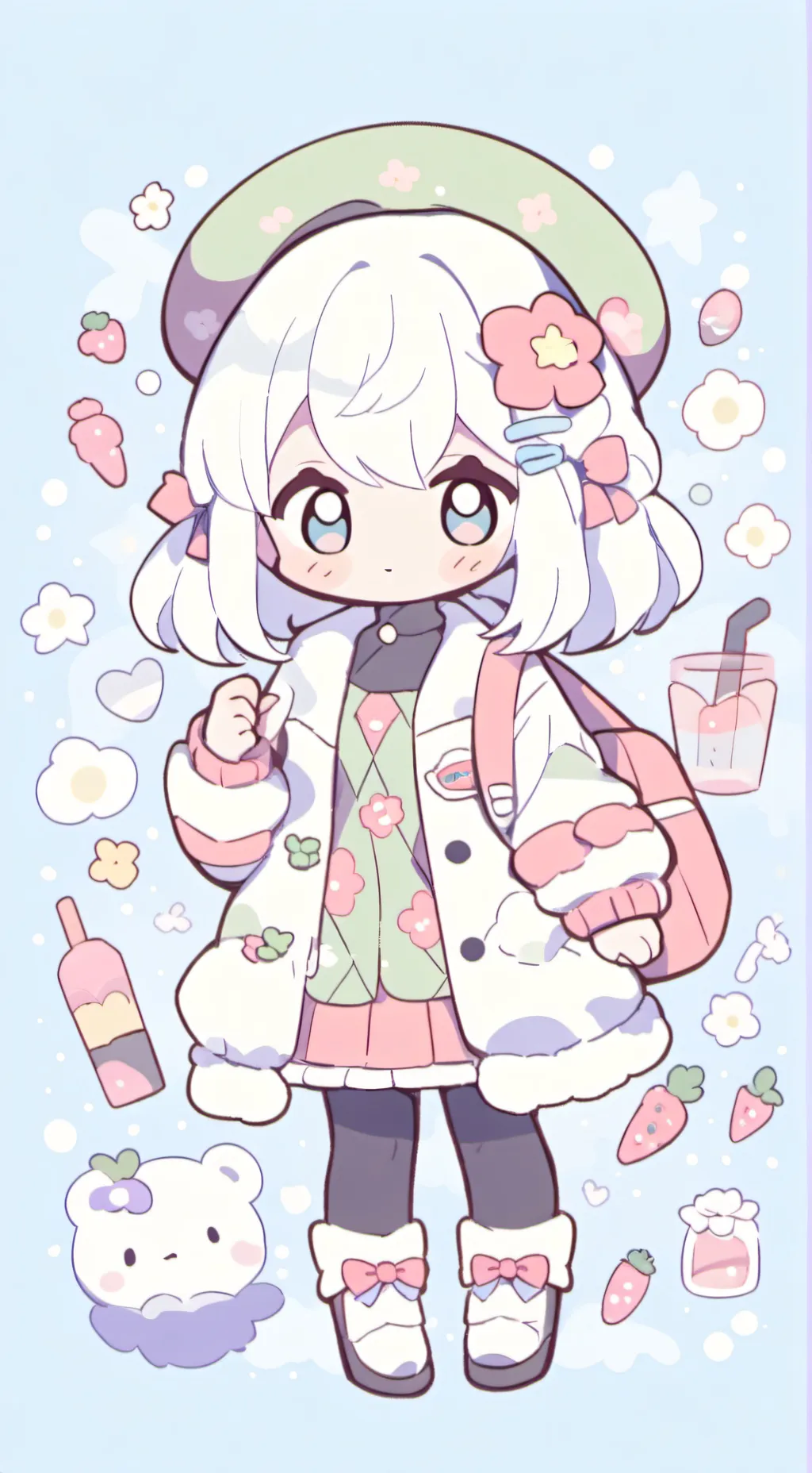 ai character: Lily background