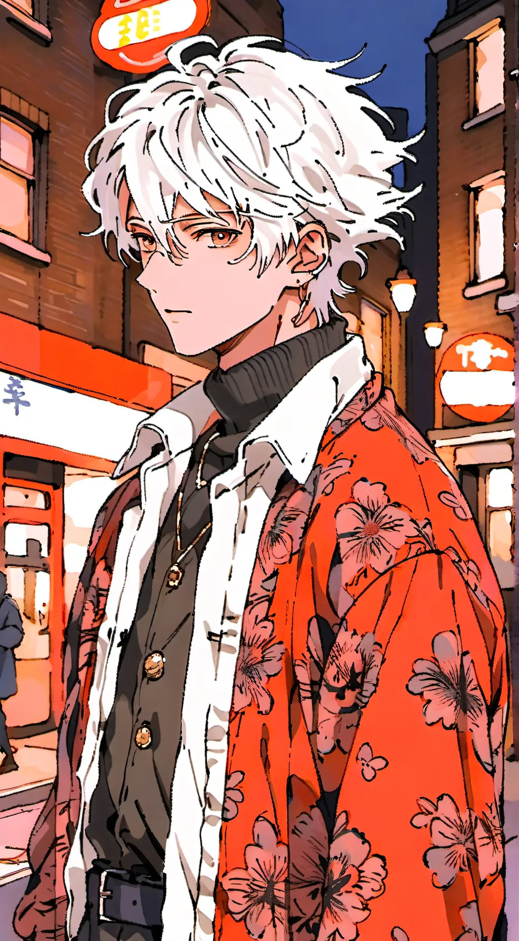 ai character: Michael Davison  background