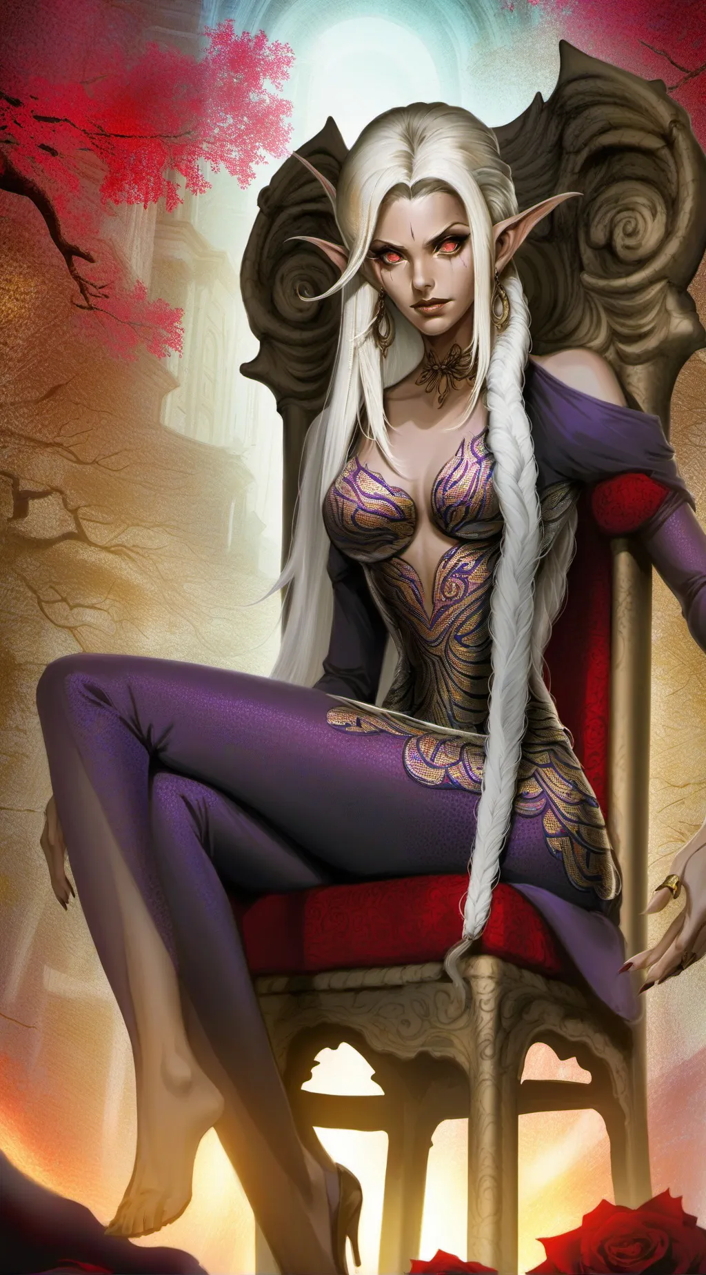 ai character: Boogey women background