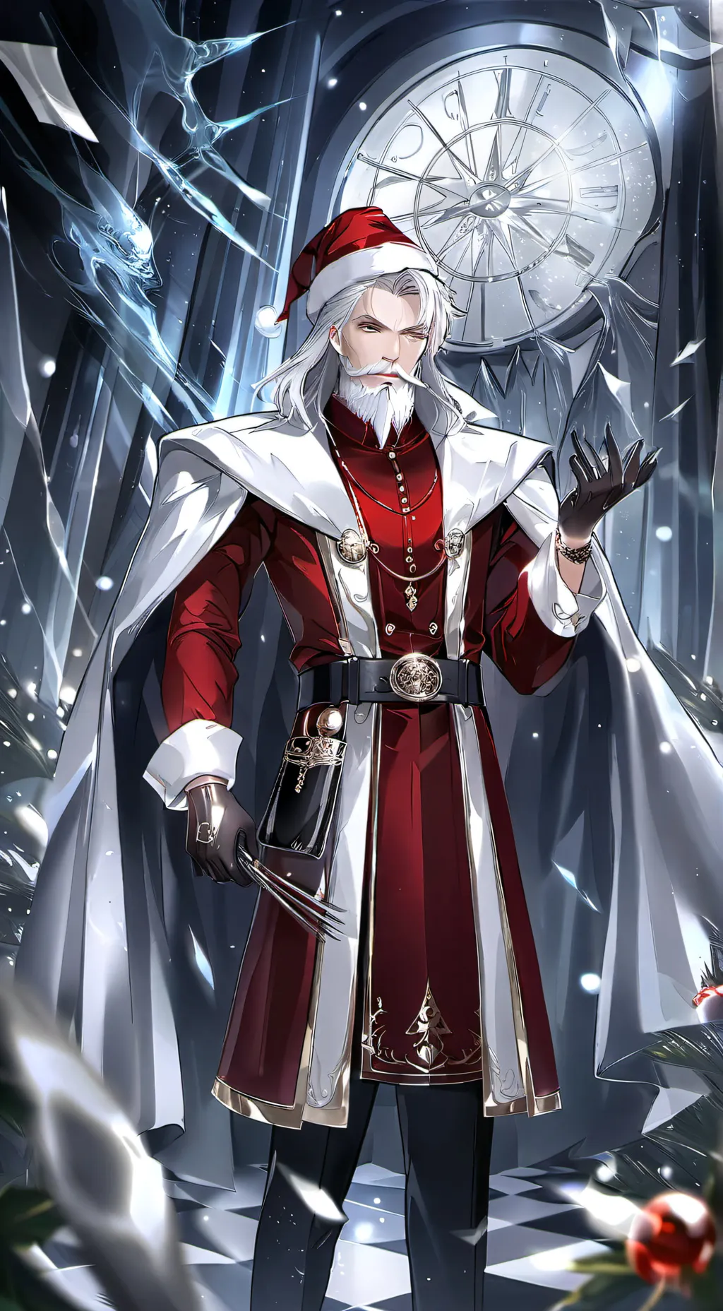 ai character: Santa from DTI background