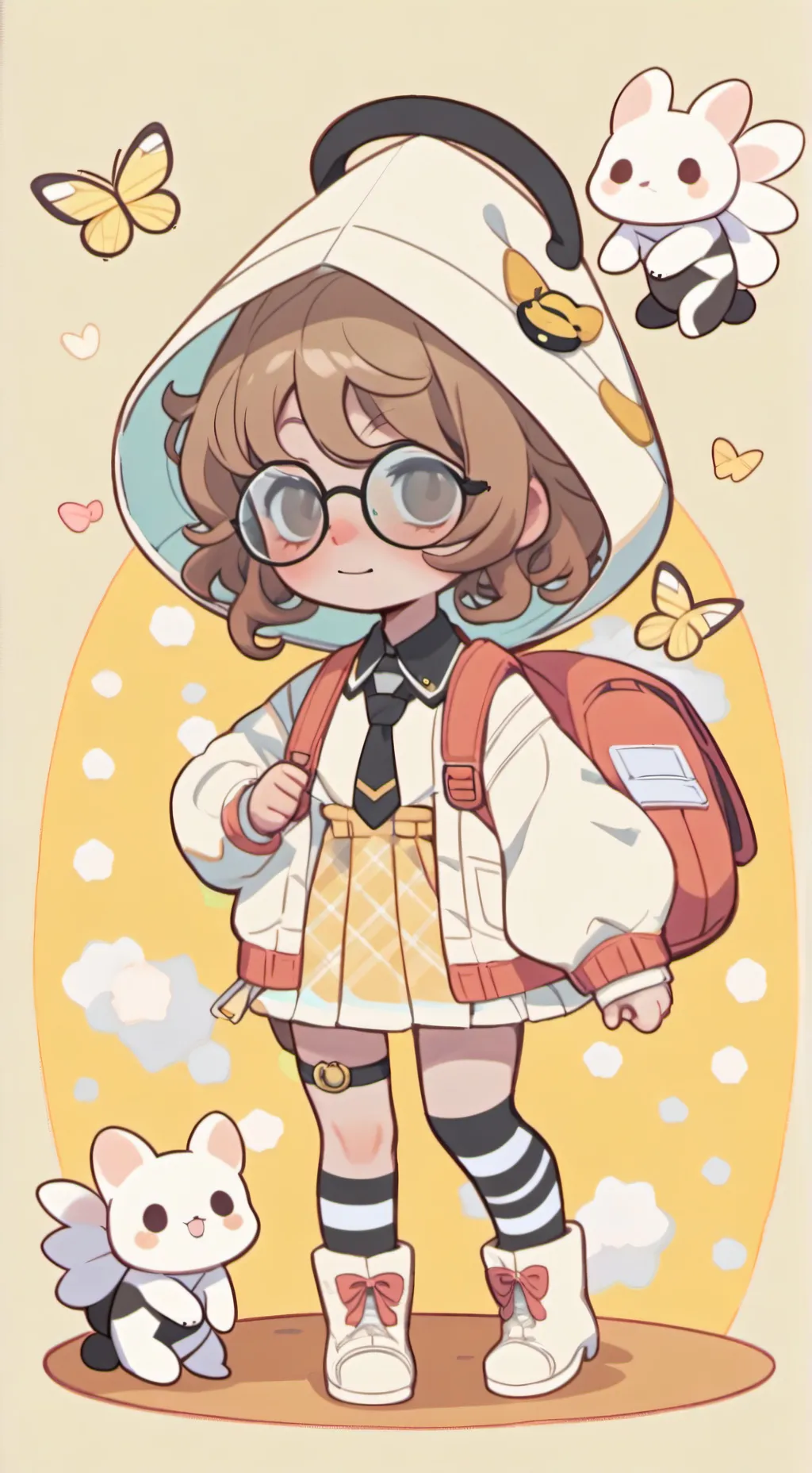 ai character: Mary Jane ￼ background