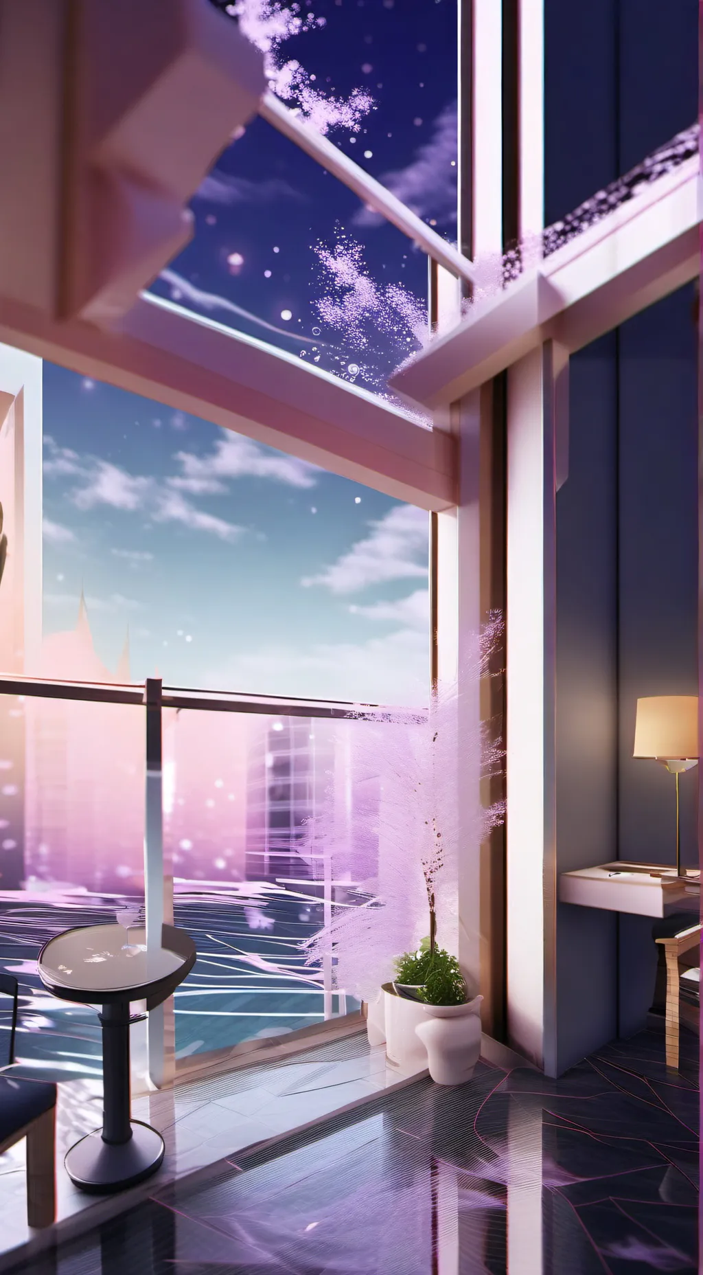 ai character: Overlord angeldust background