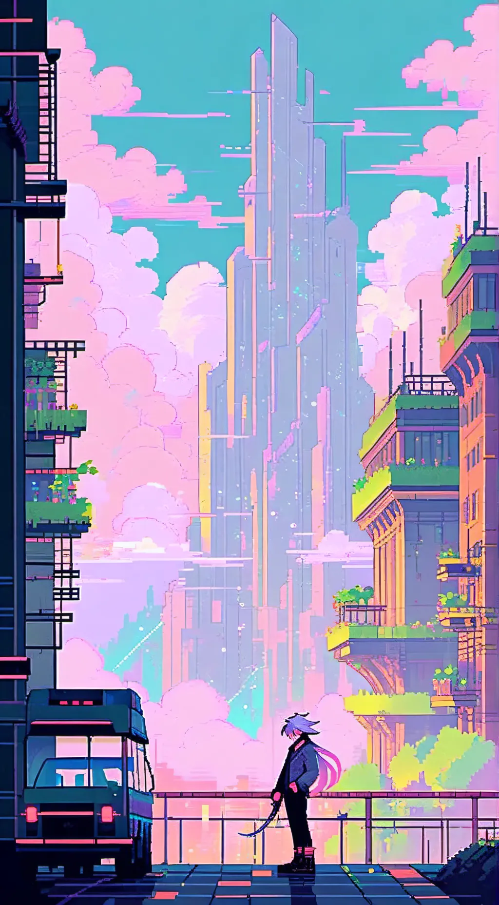 ai character: ◇~Angel Dust~♡ background