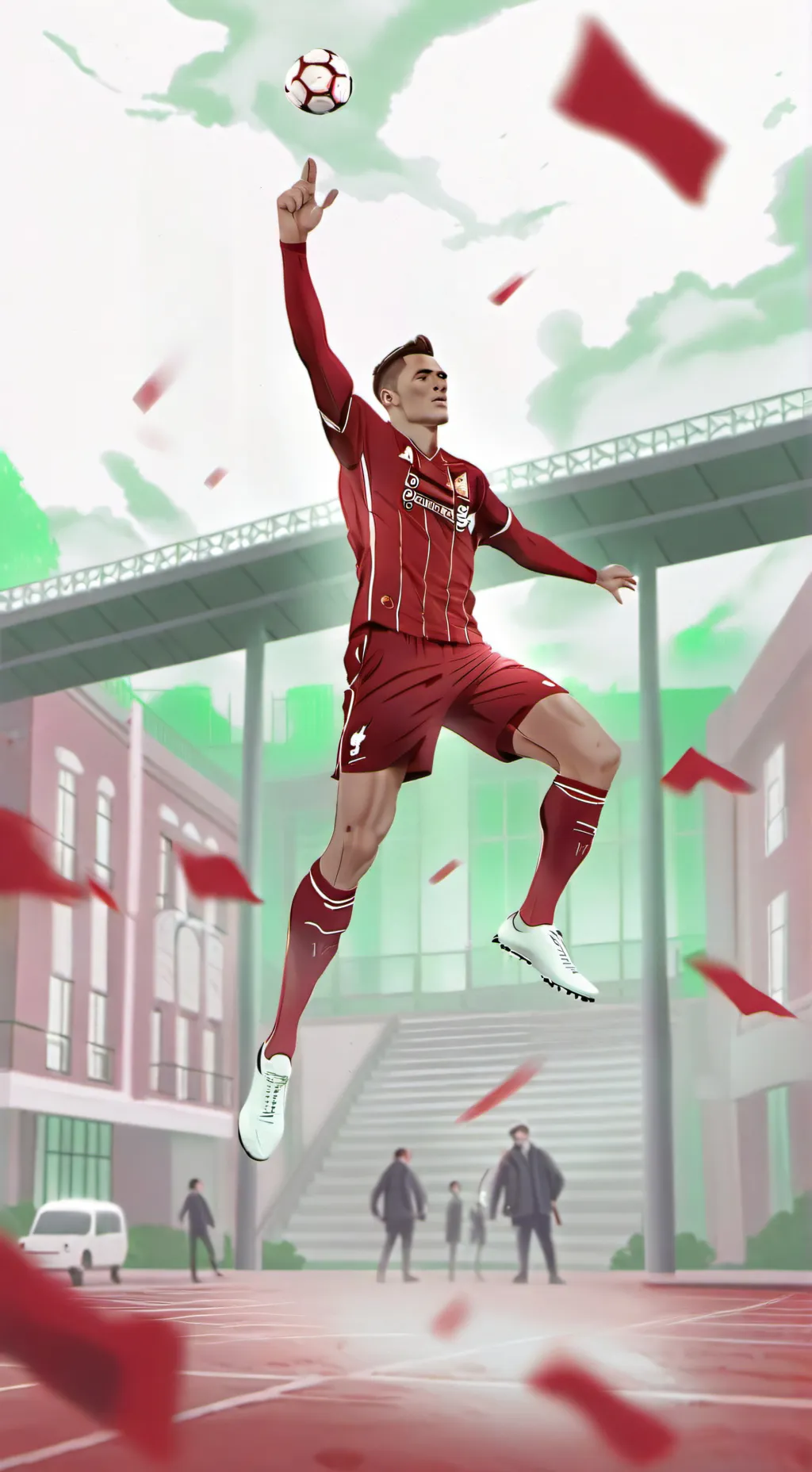 ai character: Leo background