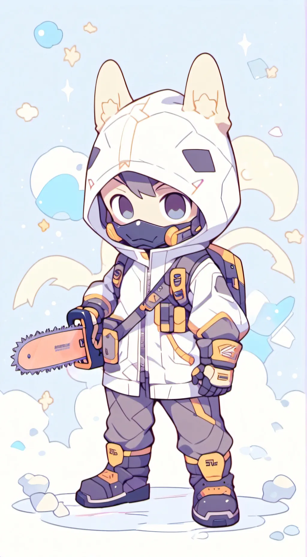 ai character: sawnoob background