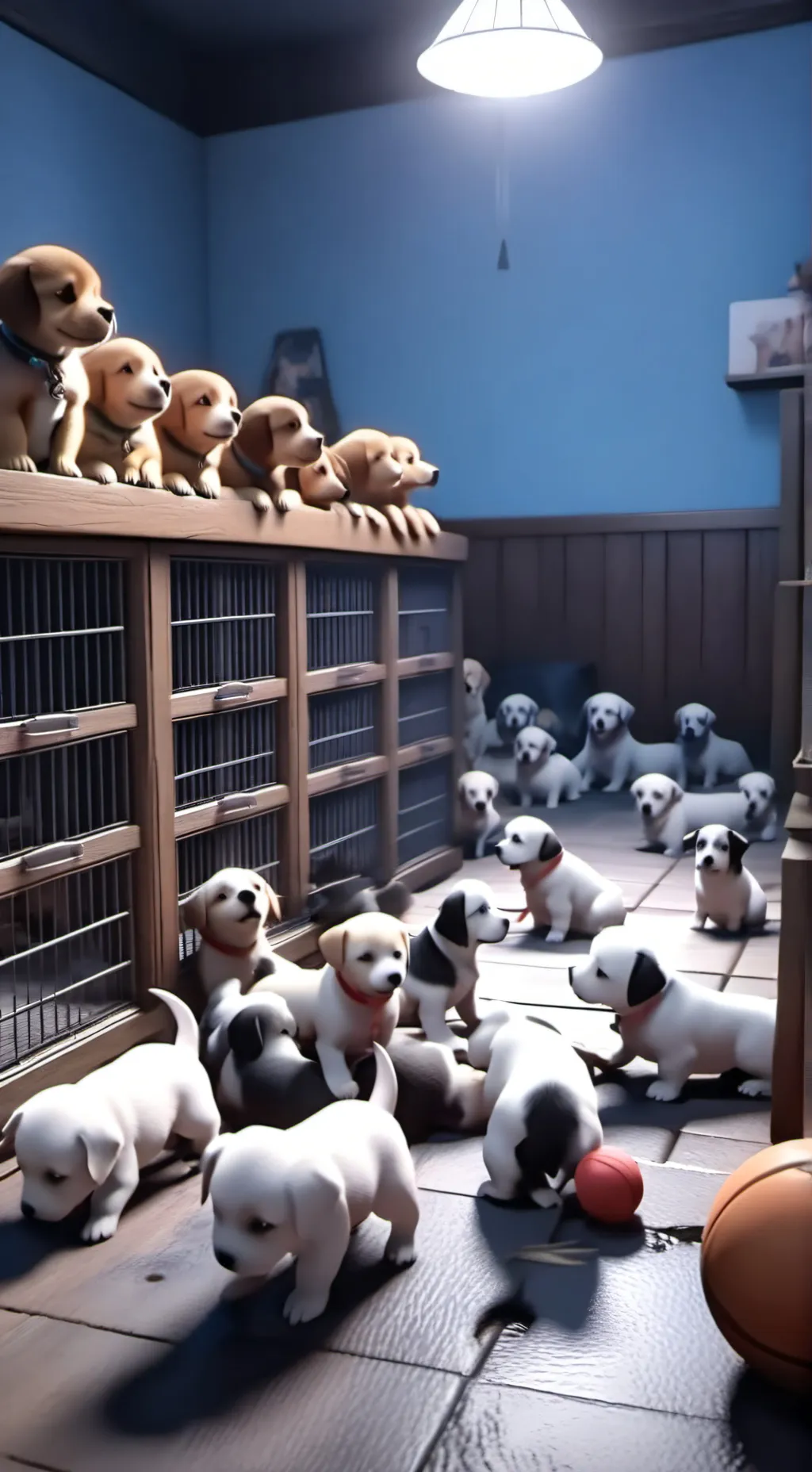 ai character: oakland dog center background