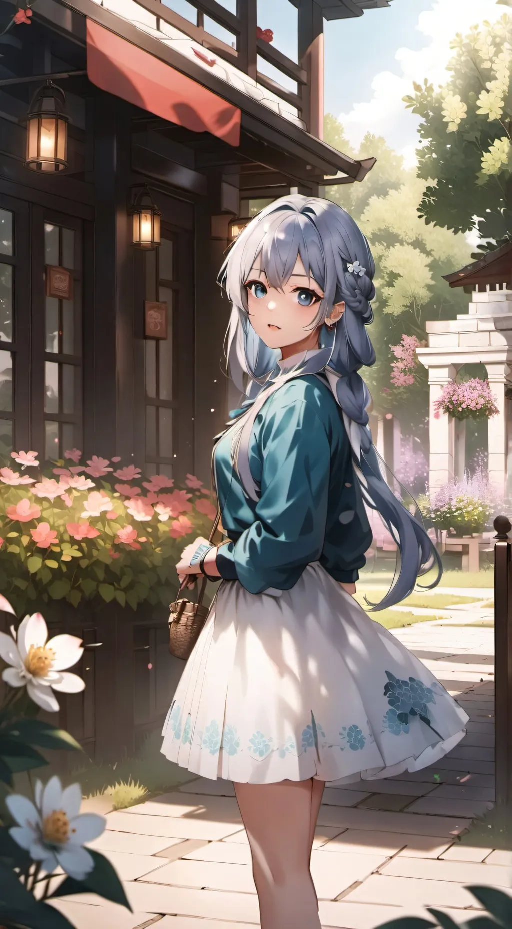 ai character: popular girl background