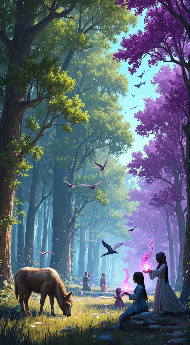 ai character: Magic school (V.2) background