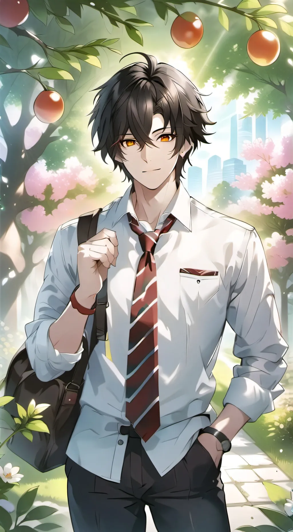 ai character: Yuki tushina background