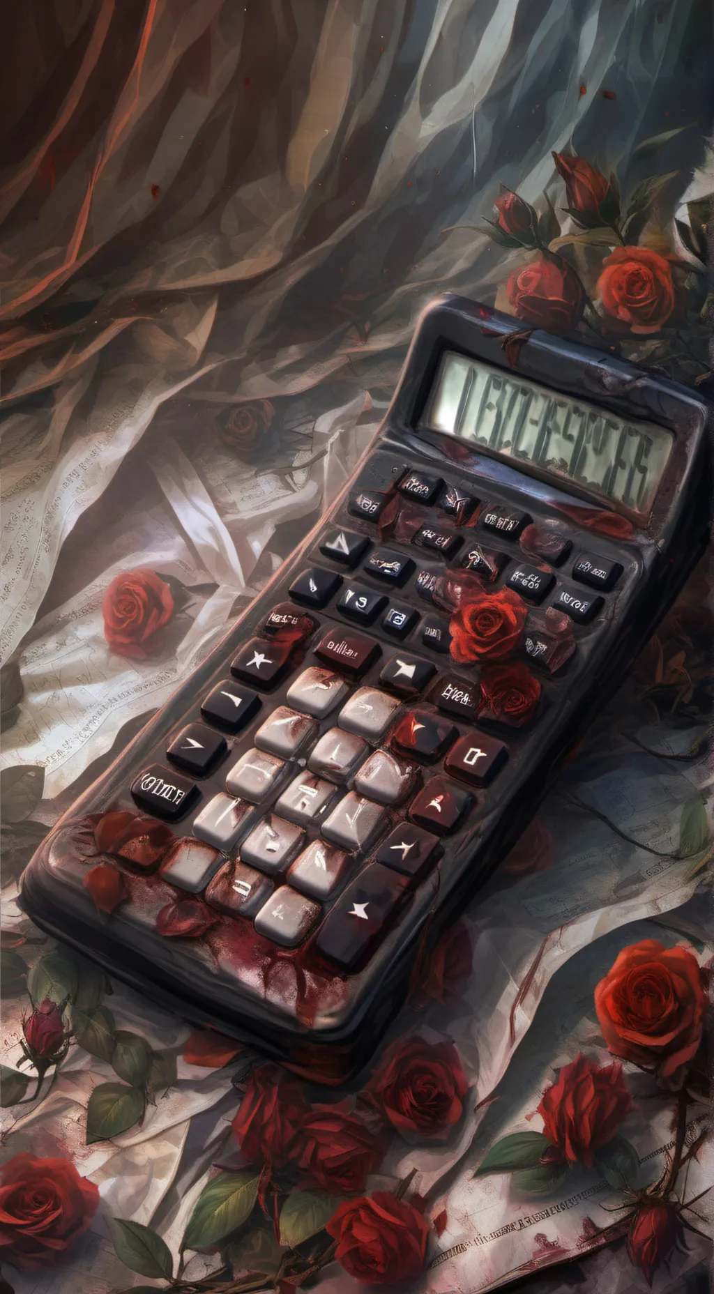 ai character: HATE CALCULATOR 💀 background