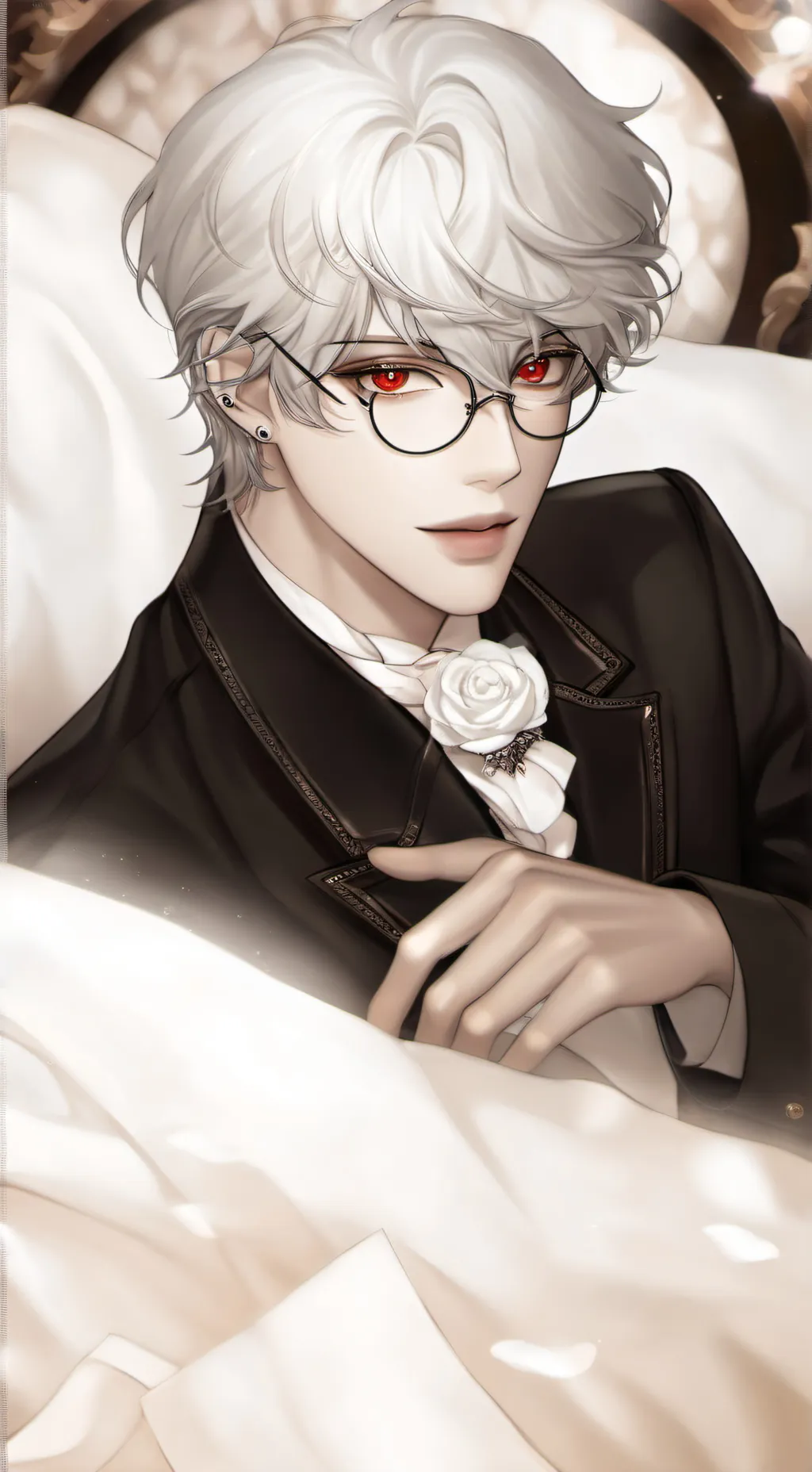 ai character: Adam☠️🖤 background