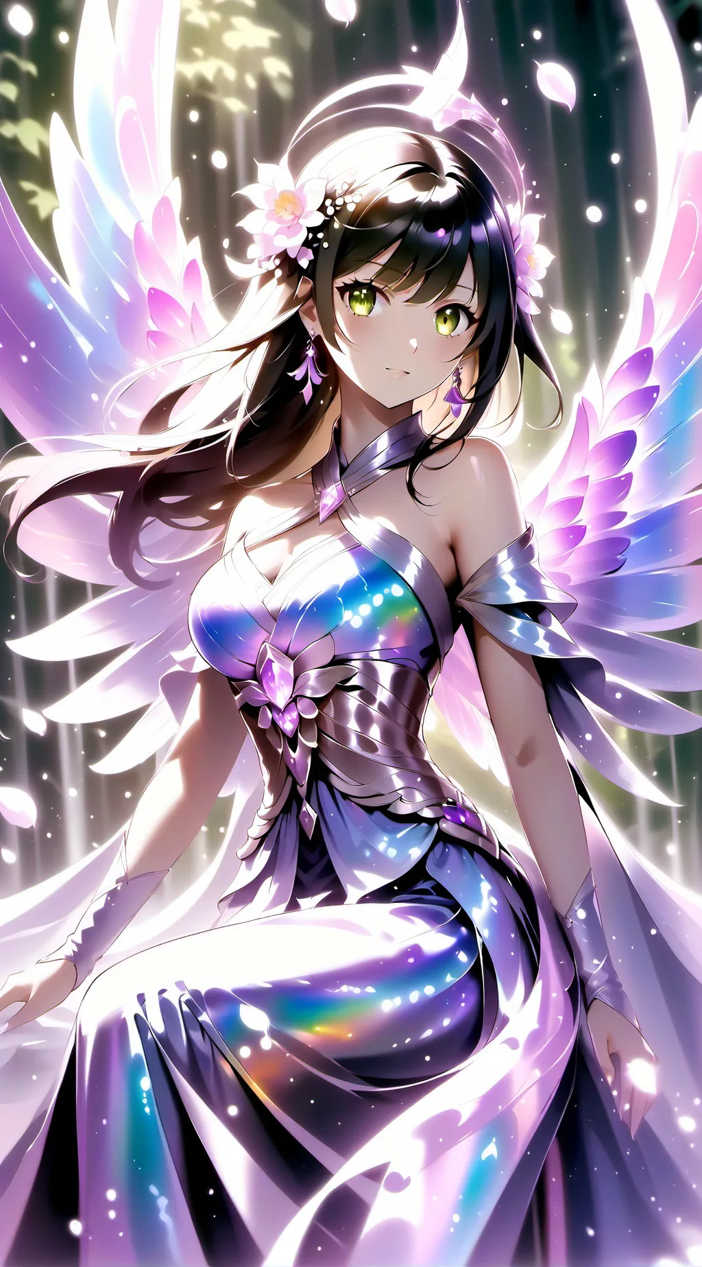 ai character: Milana the mermaid background