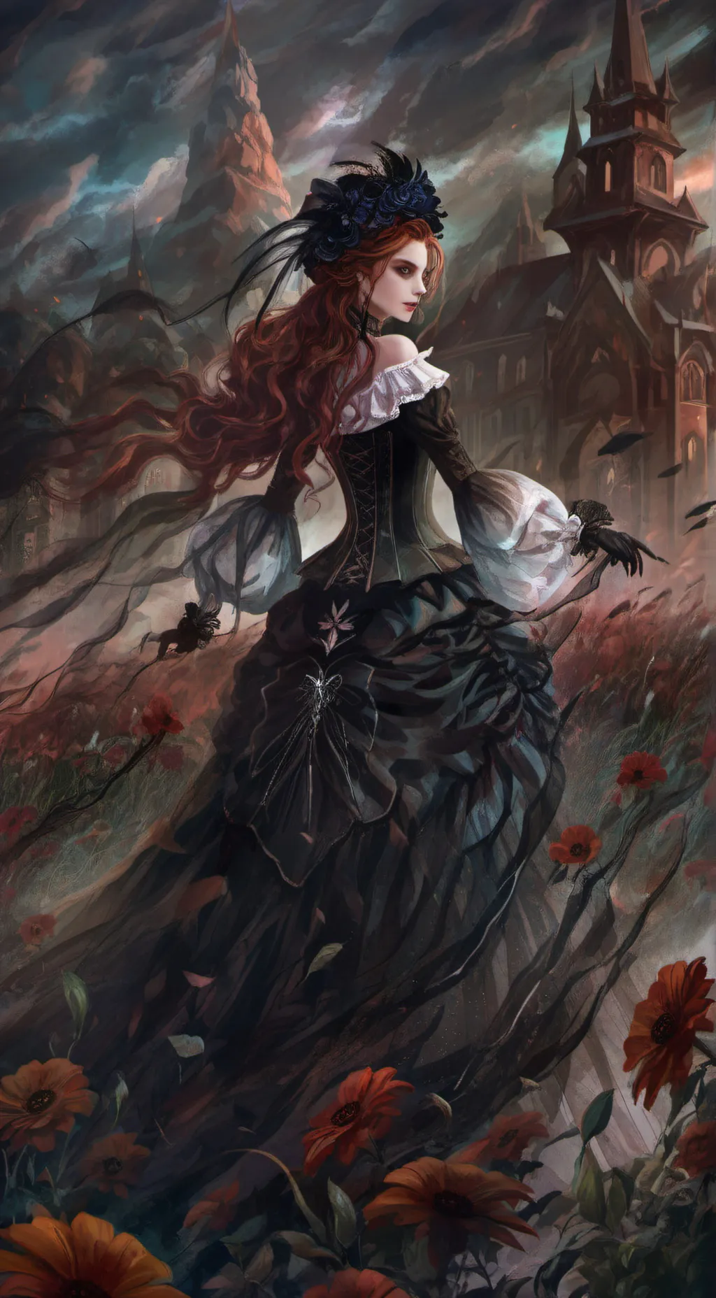 ai character: ágata  background