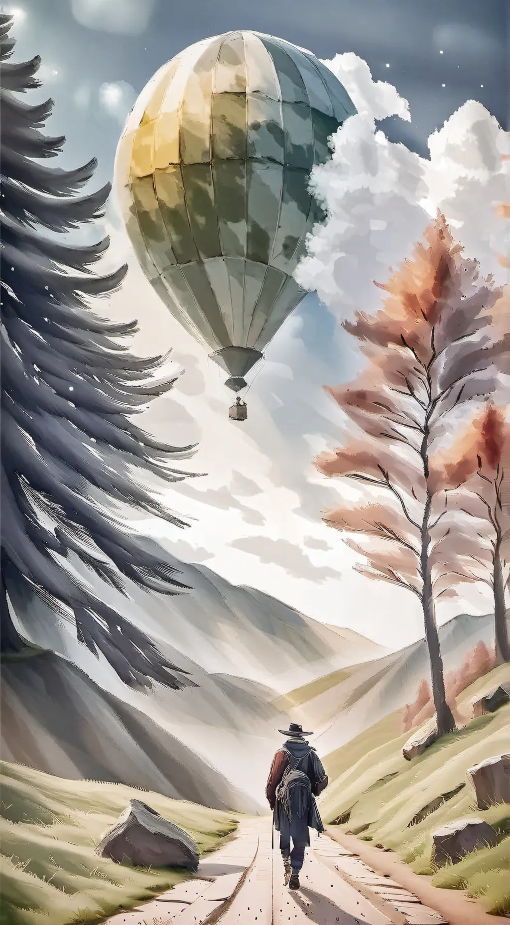 ai character: ? background