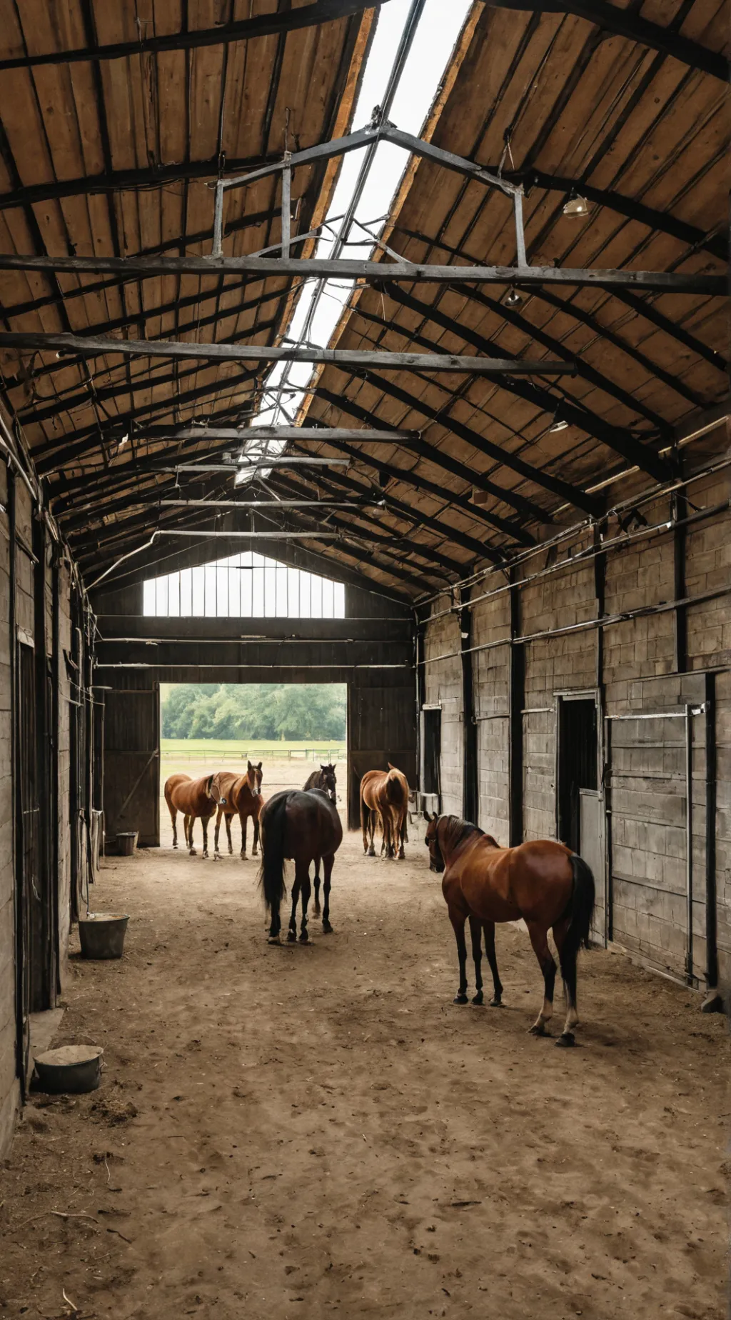 ai character: Cobblestone Stable background