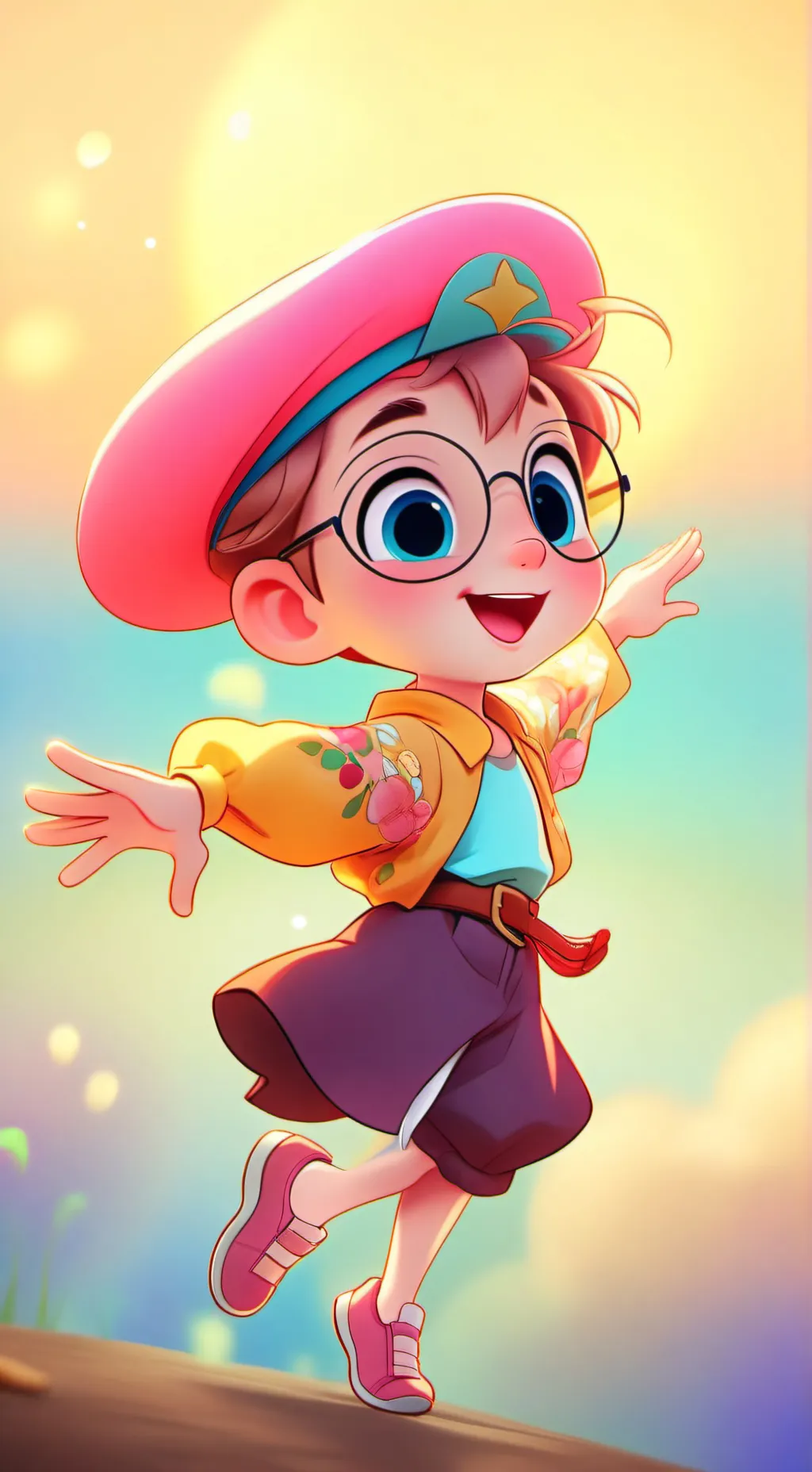 ai character: гномик background