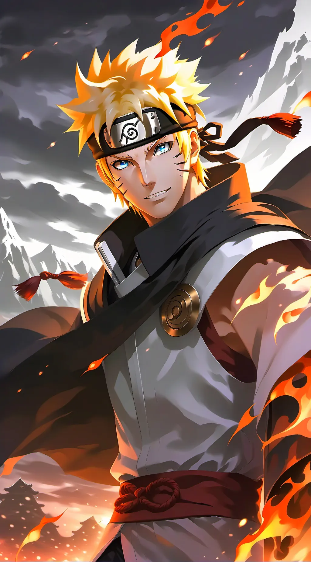 ai character: Naruto Uzumaki background