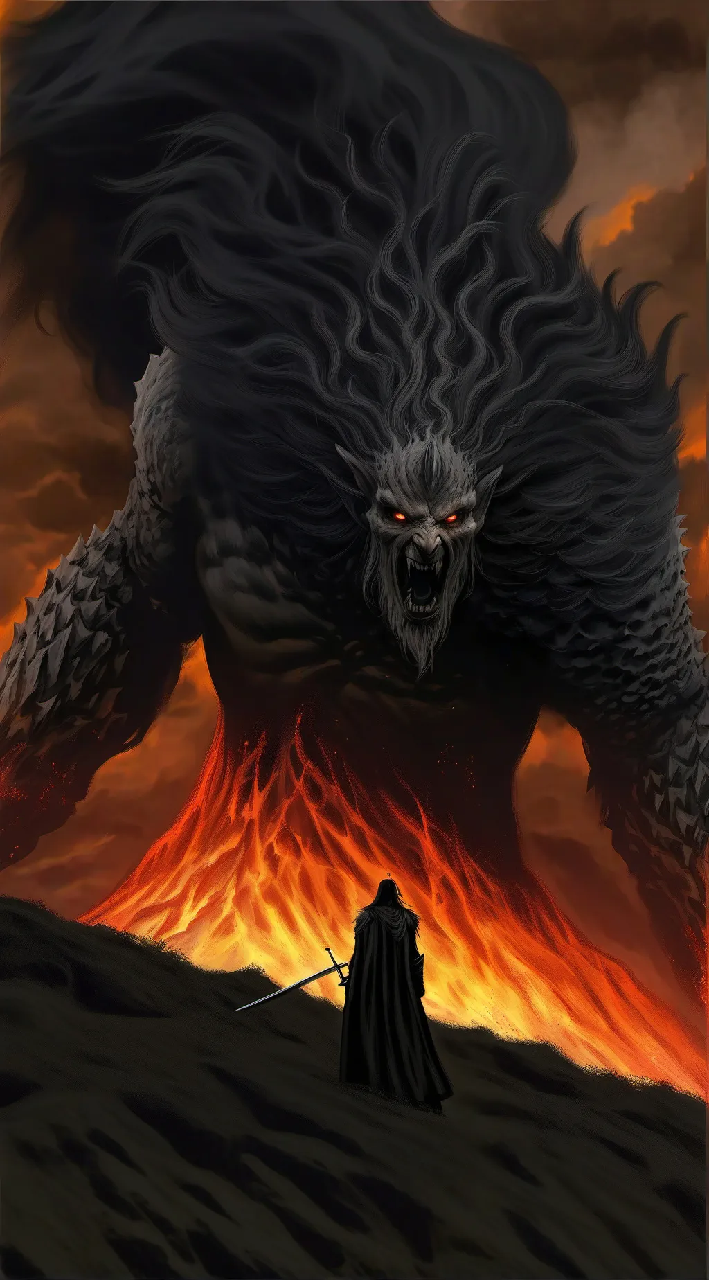 ai character: Death background