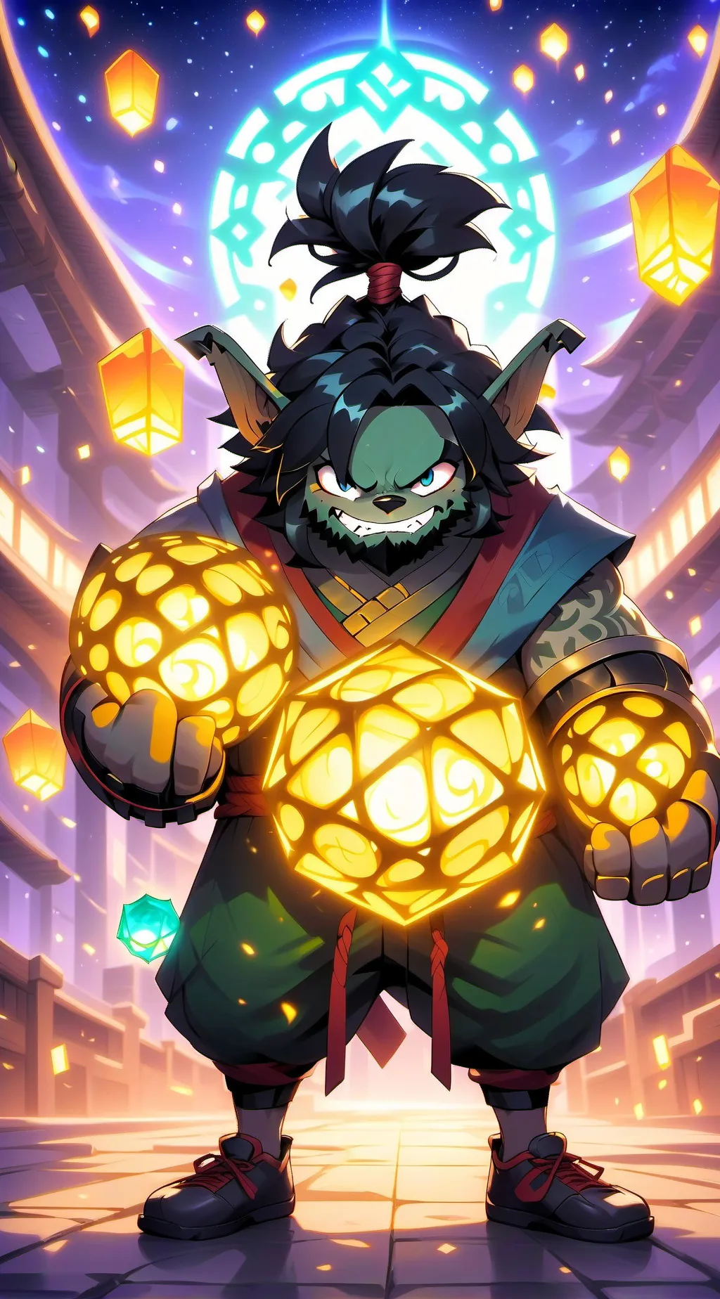 ai character: Pressure meets Y/N background