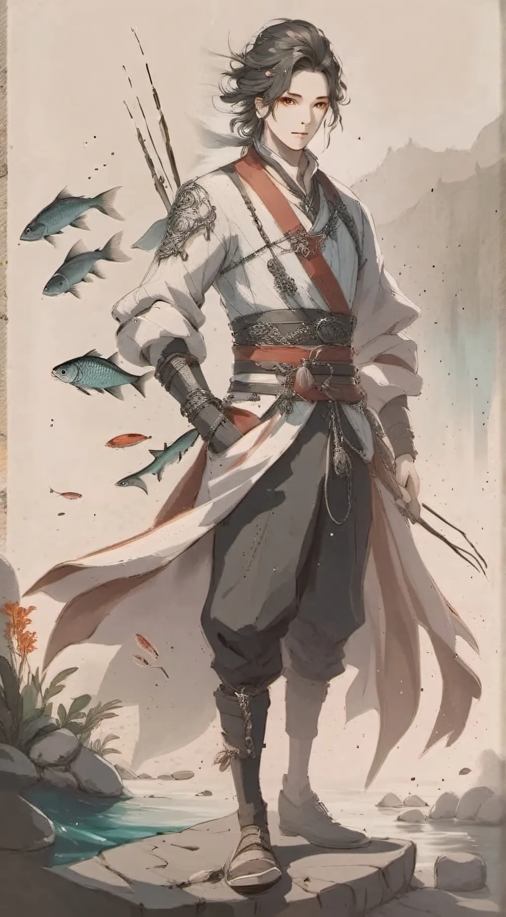 ai character: Fandom period  background