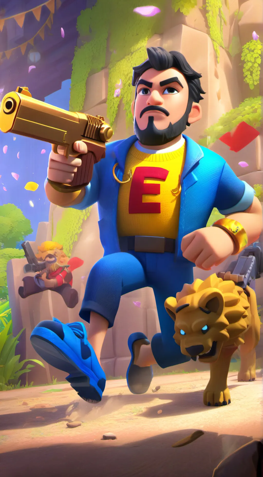 ai character: leo background