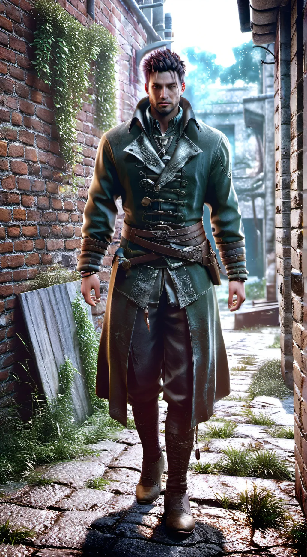 ai character: fight background