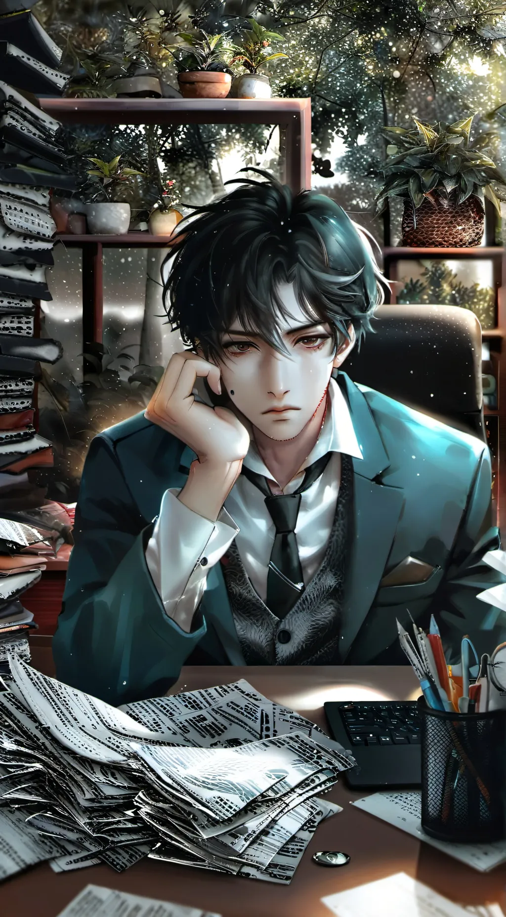 ai character: Mr. Hustle Ary background