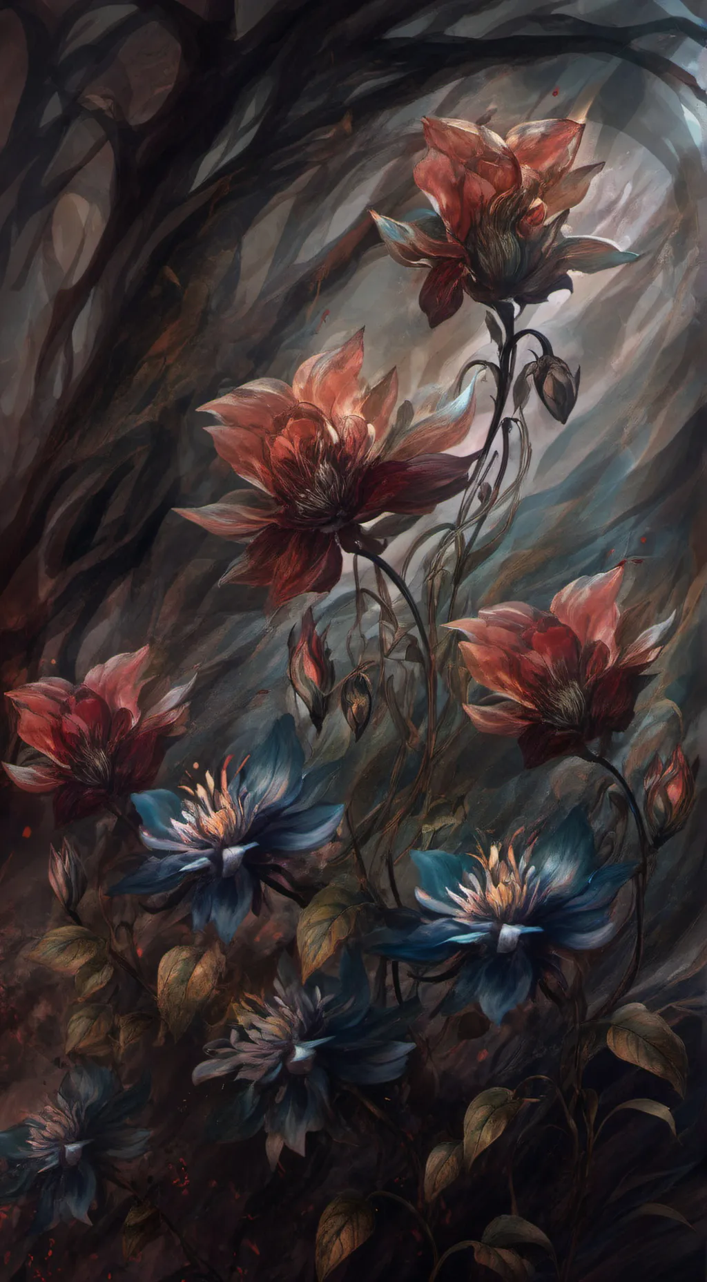 ai character: Demon slayer  background