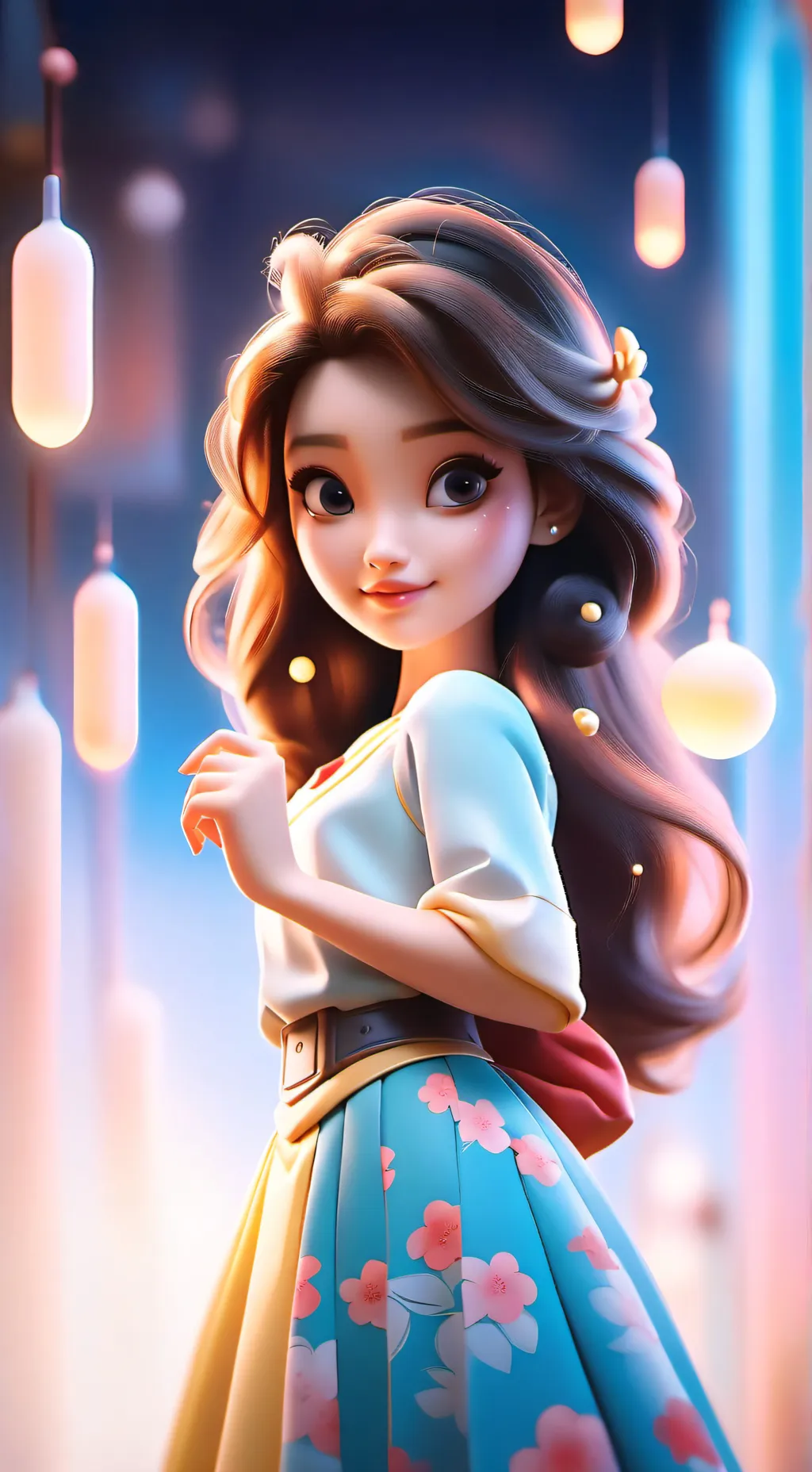 ai character: Hana background