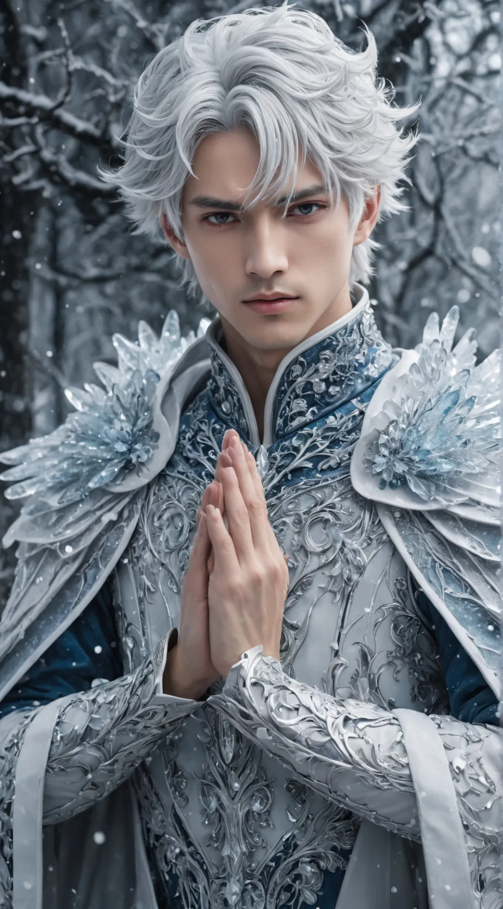 ai character: Frost background