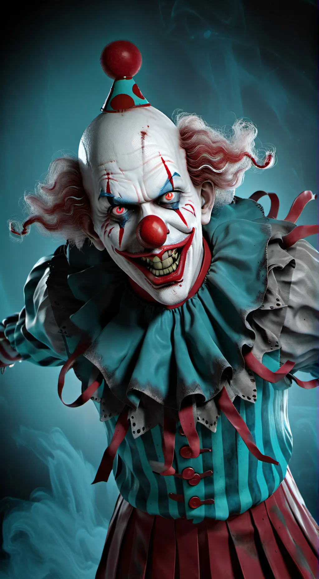 ai character: Clown background