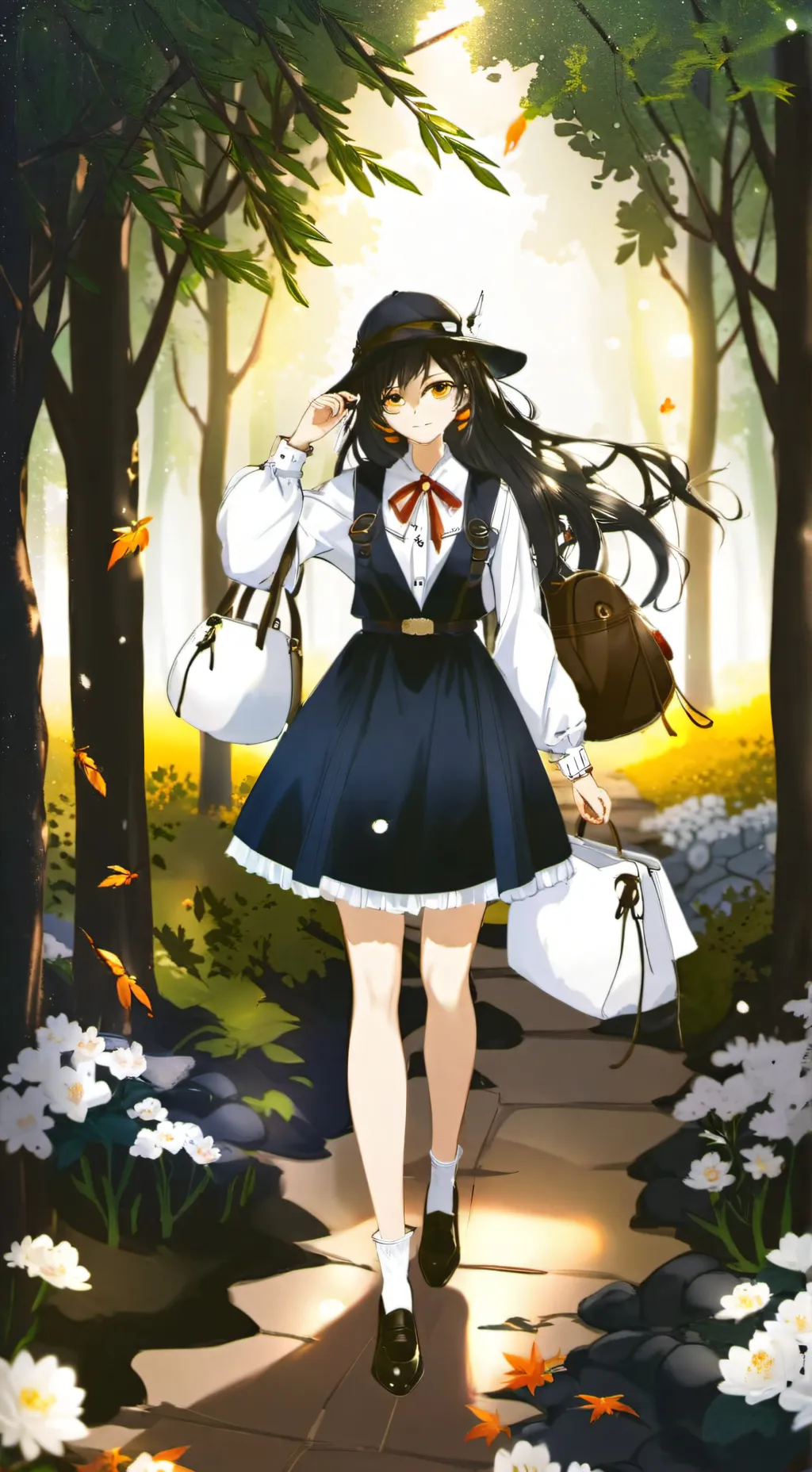 ai character: girlfriend  background