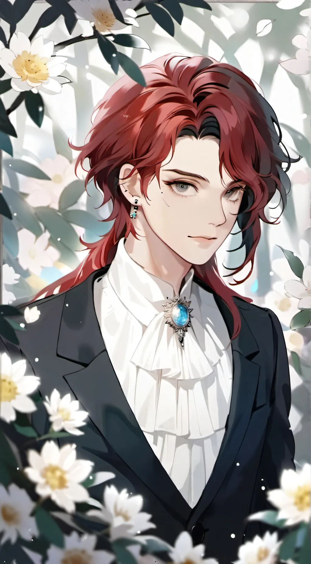 ai character: Justin  background