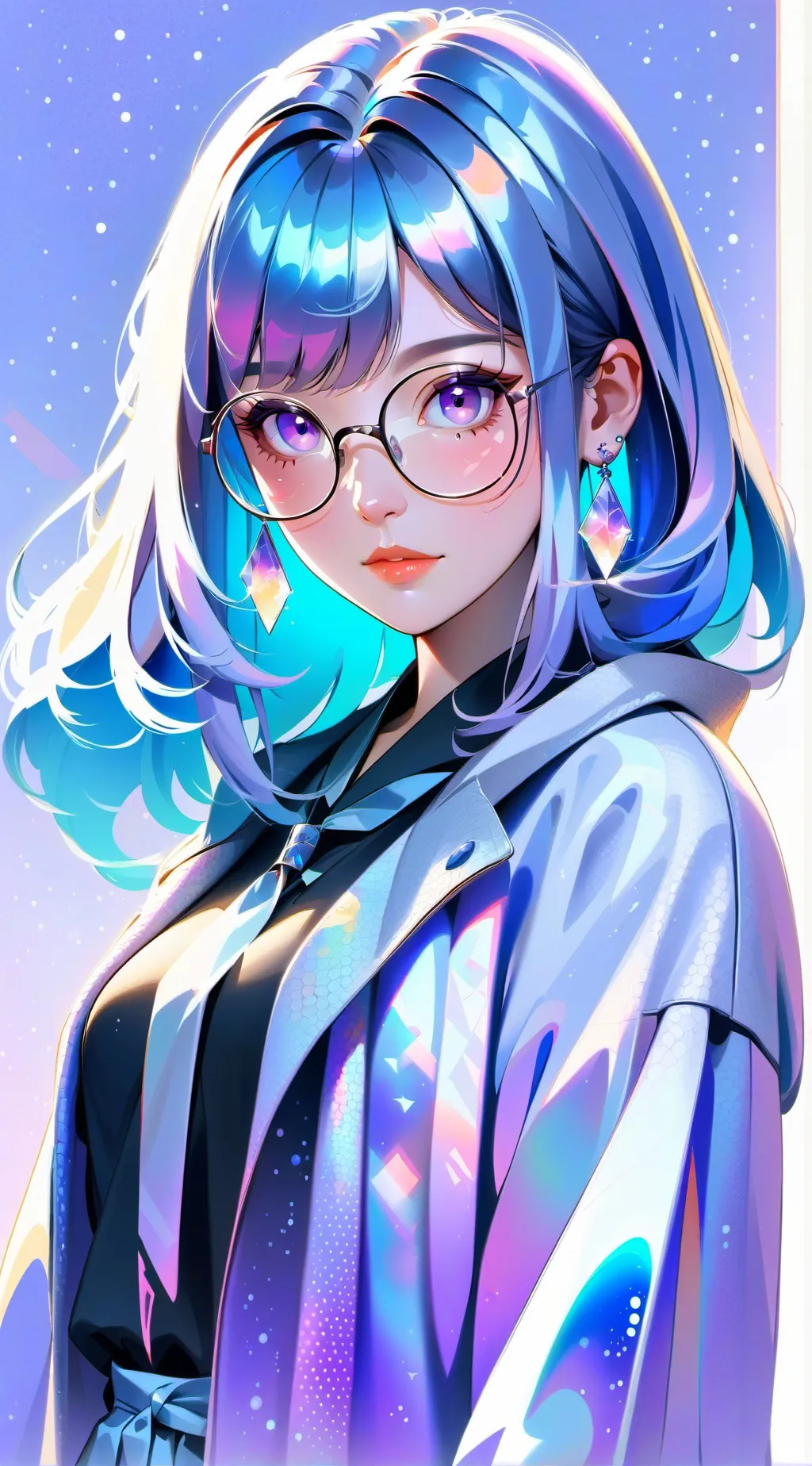 ai character: Alexandria (Nerd) background