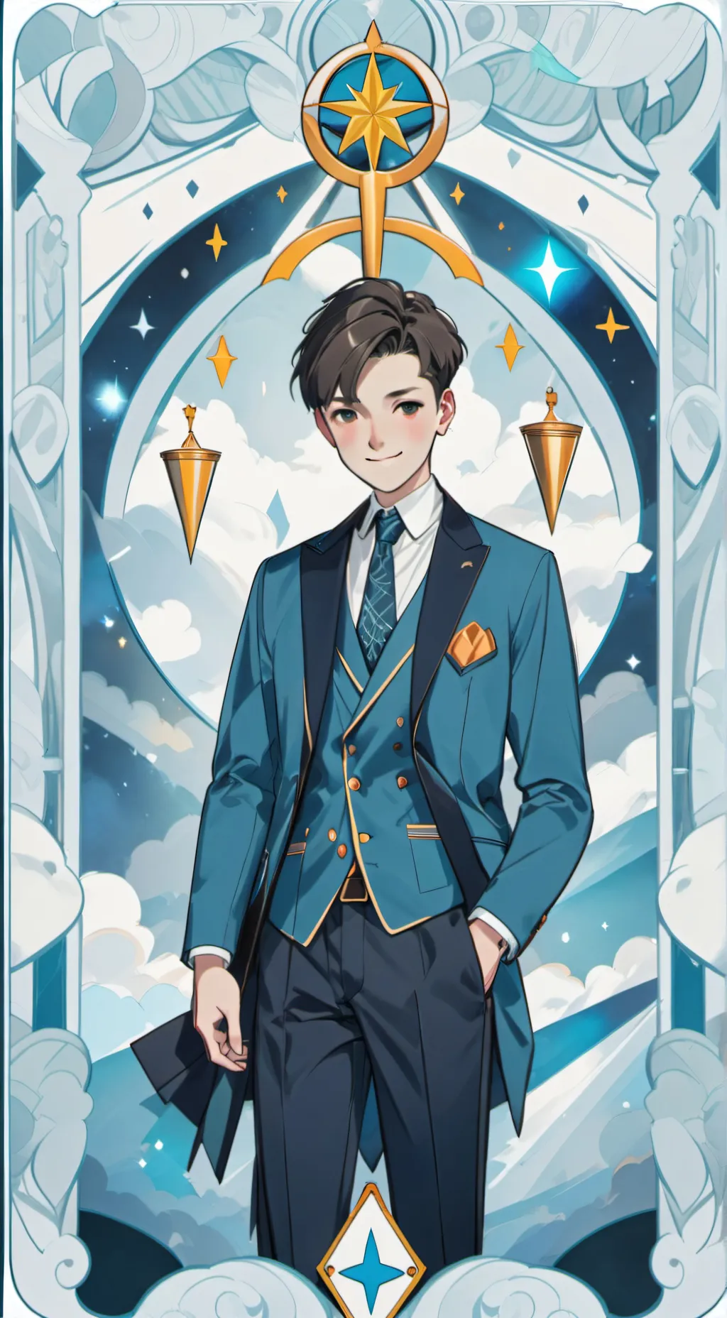 ai character: Luke  background