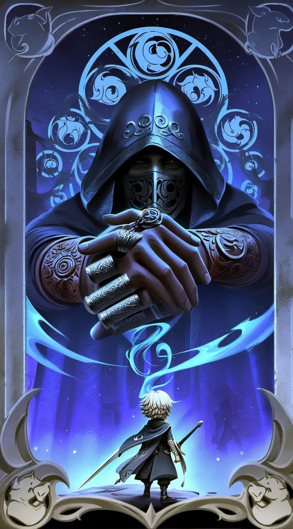 ai character: boss background