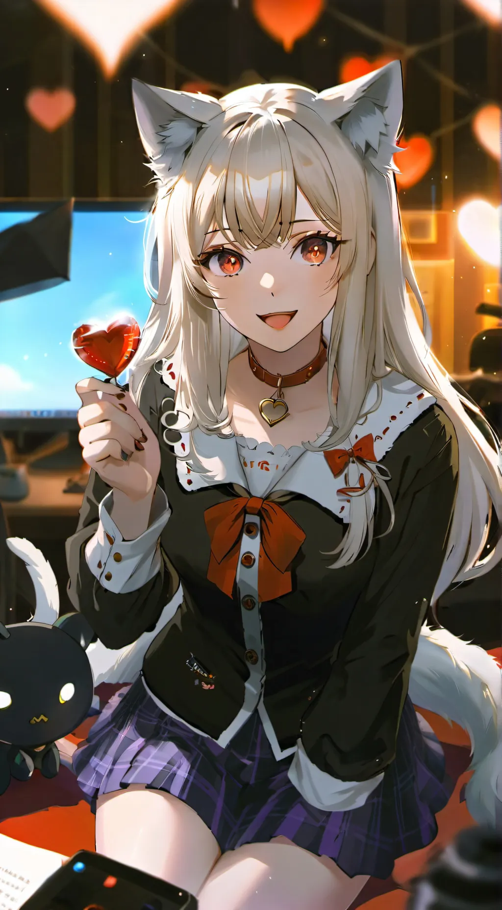 ai character: Kuromi background