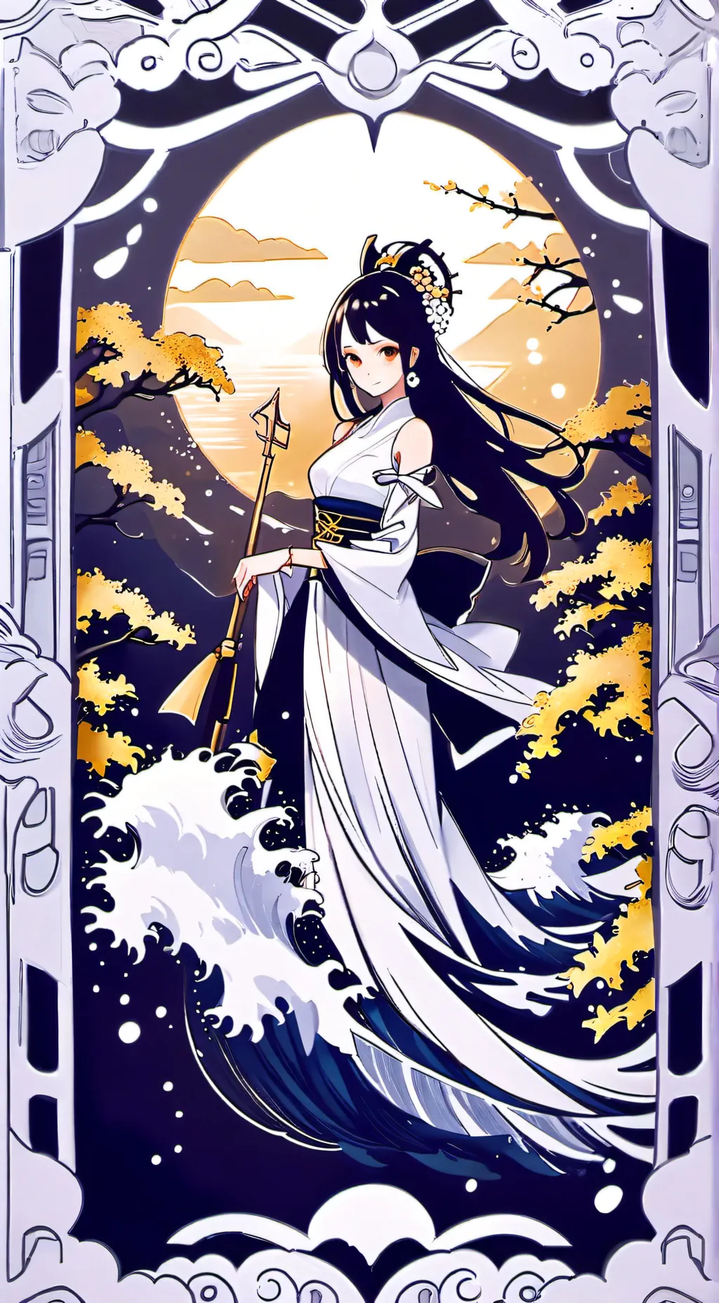 ai character: Nami background