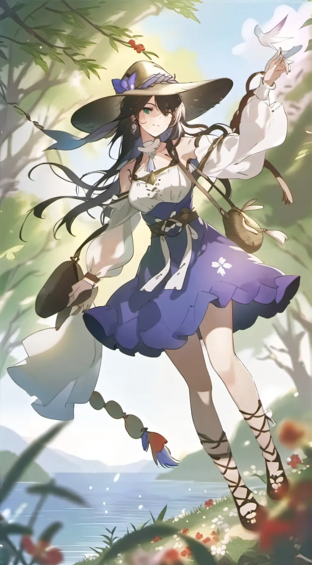 ai character: Lily background