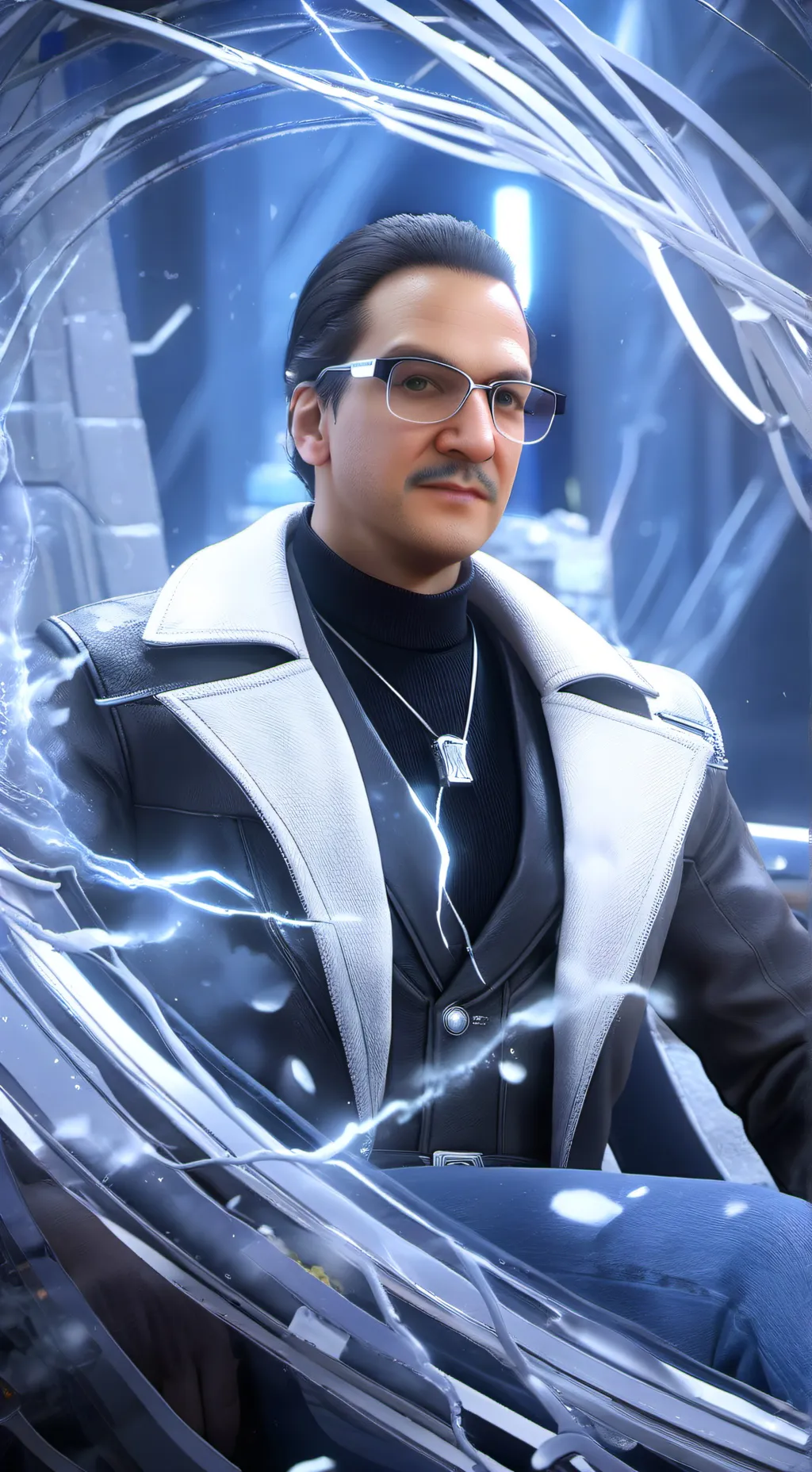 ai character: Silvano Marino  background