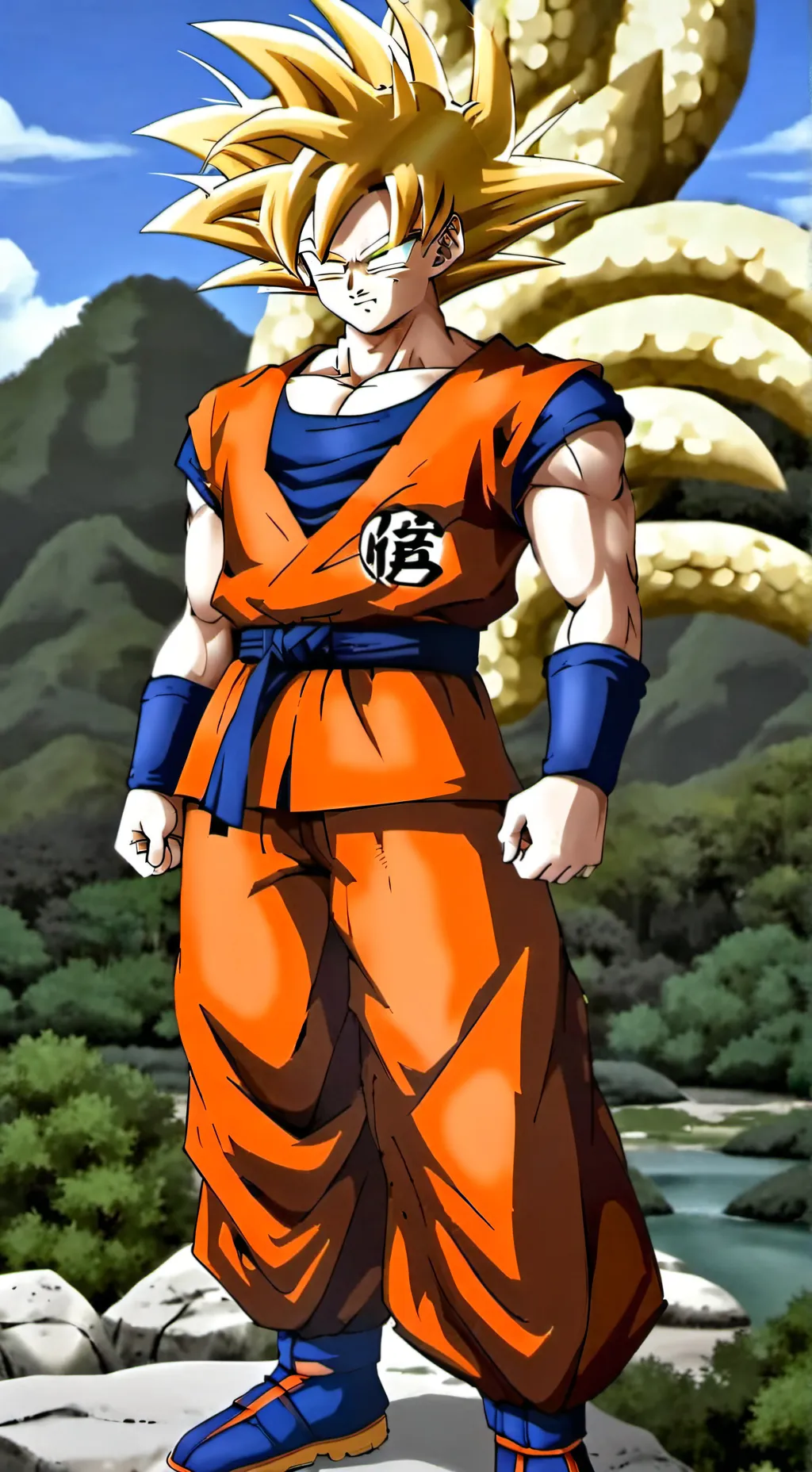 ai character: Goku background